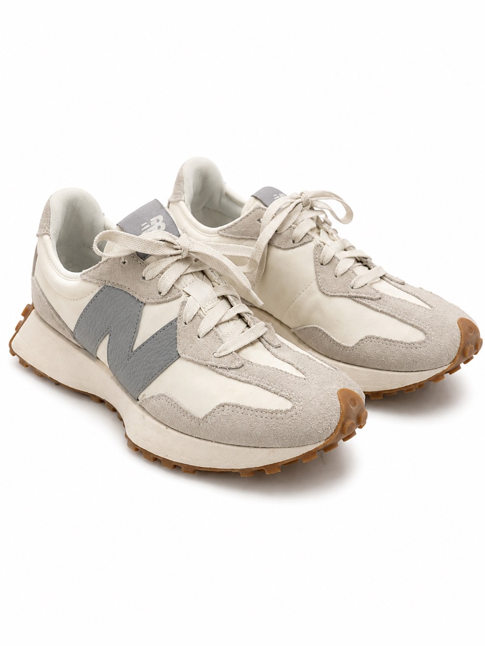 New Balance 327 Sneakers Cream Gray Women’s Size 9